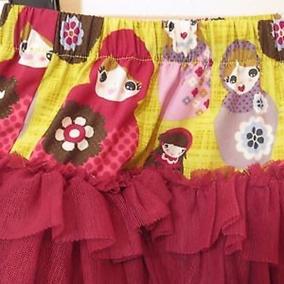 Matilda Jane Sylvie Skirt Girls Size 2 Character Counts Heart Soul Pride - Picture 3 of 4